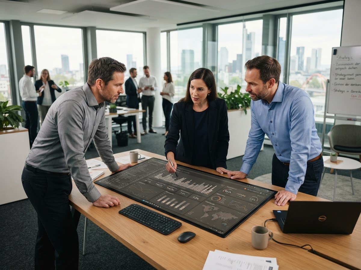 Norekun Selmero Team bei der Arbeit an Analysemodellen